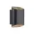 Nordlux Nico 22 Applique Murale Noir IP54 | Convient pour 4x GU10