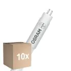 Lot 10x Osram Tube LED T5 (HF) High Efficiency 10W 1350lm - 830 Blanc Chaud | 85cm - Équivalent 21W